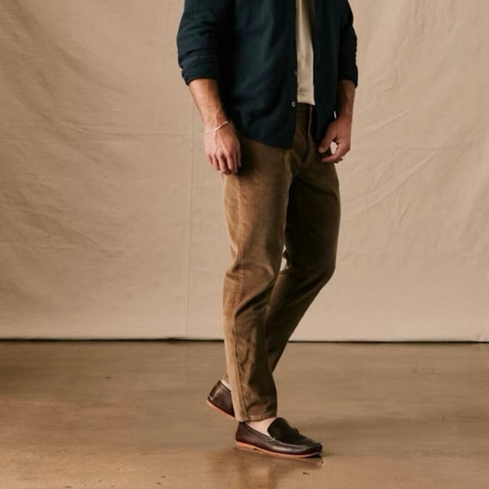 Flint and Tinder 365 corduroy slim fit pant Brown Size 28x30